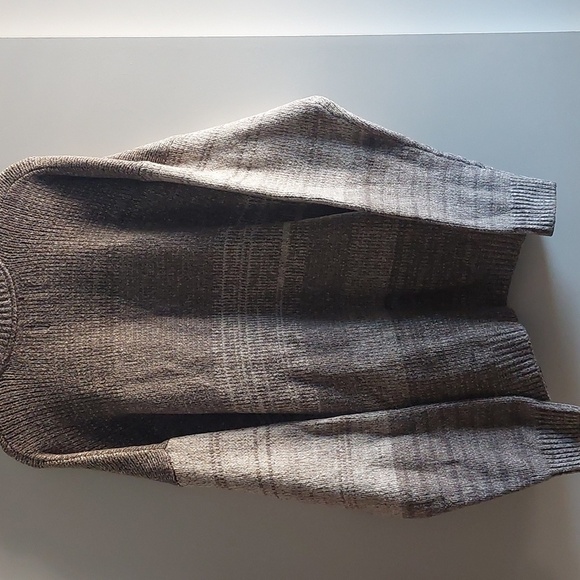 ABERCROMBIE & FITCH X HARRY STYLES Sweater Soft A&F Oversized Gray Stripes Large - Picture 6 of 9